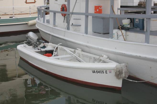 Oyster Buyboat Dudley with tender