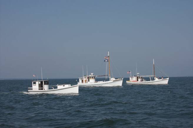 Buyboats Emmett H, East Hampton and Ellen Marie