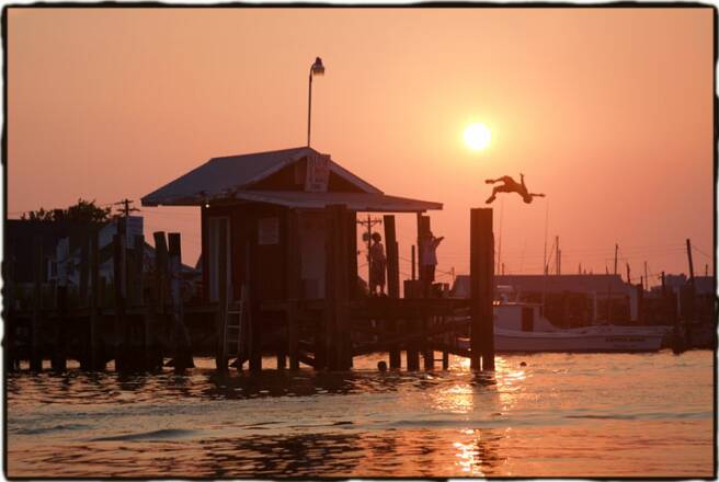 Crab feast at Tangier island