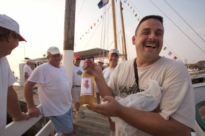 Crab feast on Tangier Island