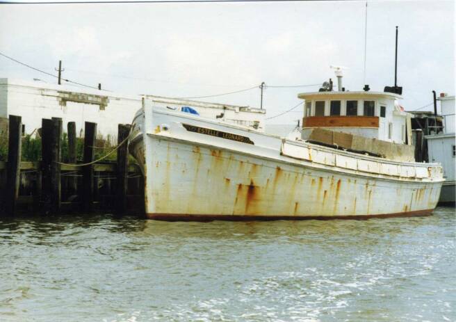 Oyster Buyboat Estelle Leonard at Saxis Island, VA