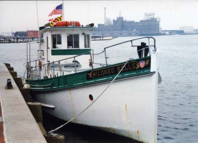 Oyster Buyboat Mildred Belle, Nov 1993