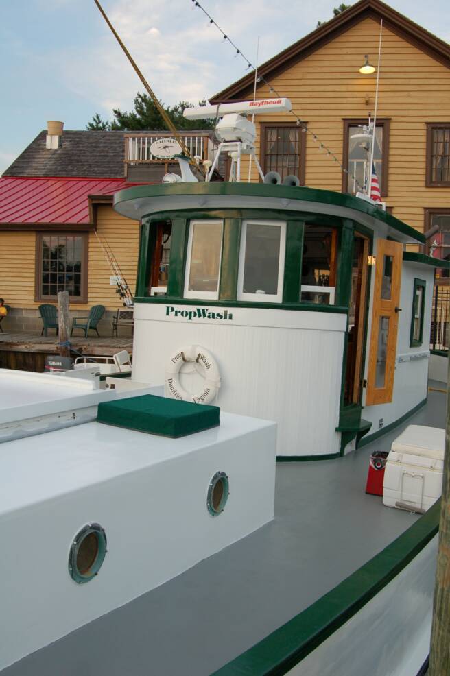 Buyboat PropWash, ex Agnes Sterling at Onancock, VA
