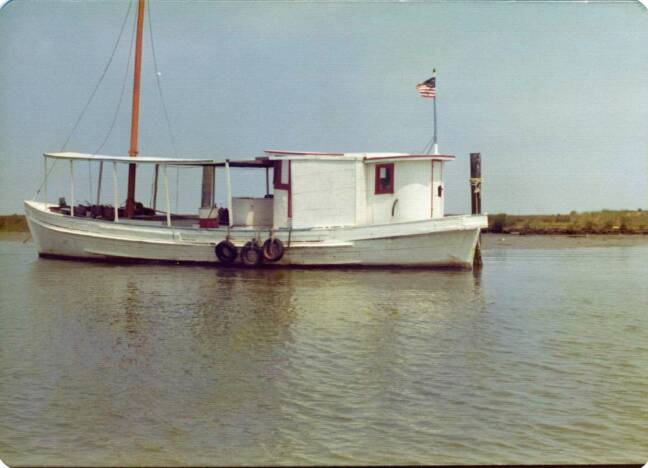 Oyster Buyboat Unknown at tangier Island in July 1976