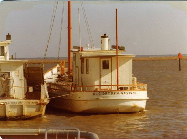 Oyster Buyboat Wm G. Dryden at Saxis, VA