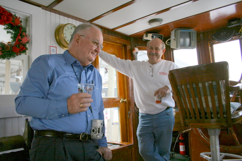 Aboard Oyster Buyboat