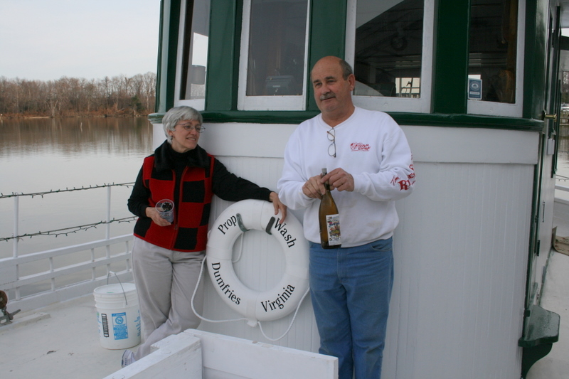 Aboard Oyster Buyboat