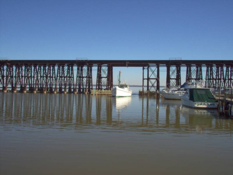 Oyster Buyboat PropWash Neabsco Creek