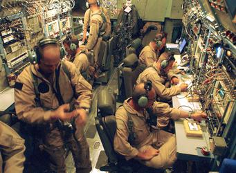 EC-130J crew at work