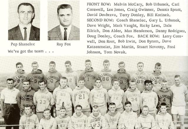 Ellsworth Kansas 1964 Track Team
