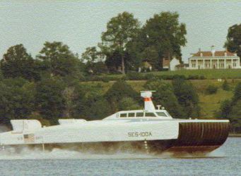 SES underway Potomac River passing Mount Vernon in back ground