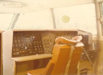 Ship engineer's seat on SES 100-A seat on the SES 100-A