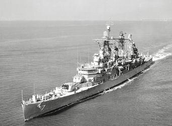 Uss Springfield CLG 7 underway