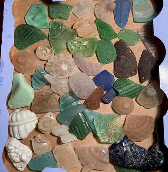 bottle stoppers displayed