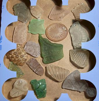 bottle stoppers displayed